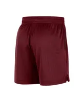Men's and Women's Nike Wine Cleveland Cavaliers Warm Up Performance Practice Shorts