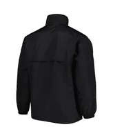 Men's Dunbrooke Black Washington Commanders Triumph Fleece Full-Zip Jacket
