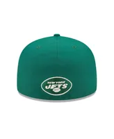 Men's New Era Green York Jets Elemental 59FIFTY Fitted Hat