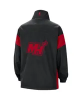 Women's Nike Black/Red Miami Heat 2023/24 City Edition Courtside Swoosh Fly Full-Zip Jacket