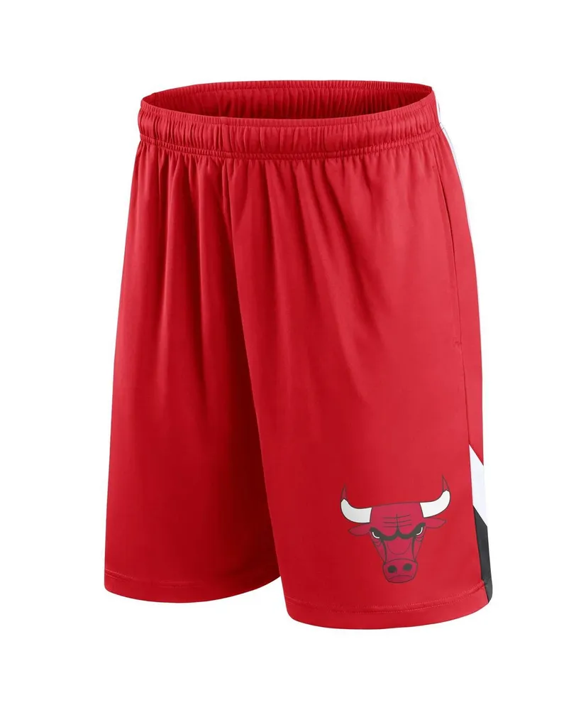 Men's Fanatics Red Chicago Bulls Slice Shorts