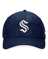 Men's Fanatics Deep Sea Blue Seattle Kraken Fundamental Flex Hat