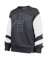 Women's '47 Brand Gray La Clippers 2023/24 City Edition Nova Crew Sweatshirt