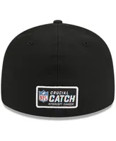 Men's New Era Black Los Angeles Chargers 2023 Nfl Crucial Catch Low Profile 59FIFTY Fitted Hat