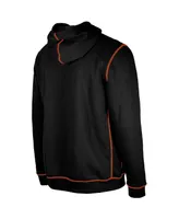 Men's New Era Black Phoenix Suns 2023/24 City Edition Satin Stitch Elite Pack Pullover Hoodie