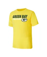 Men's Concepts Sport Green, Gold Green Bay Packers Meter T-shirt and Shorts Sleep Set