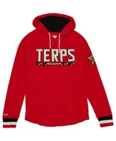 Men's Mitchell & Ness Red Maryland Terrapins Legendary Raglan Pullover Hoodie