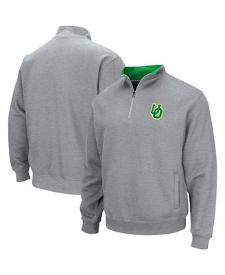 Men's Colosseum Heather Gray Oregon Ducks Tortugas Quarter-Zip Top