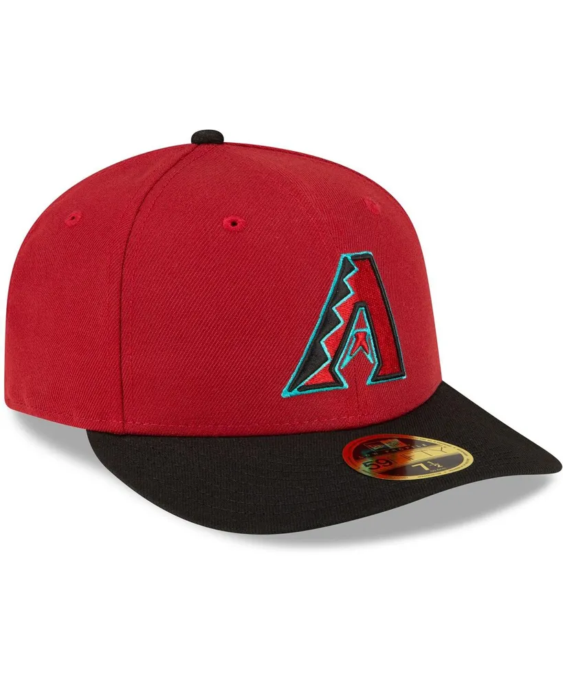 Men's New Era Red, Black Arizona Diamondbacks Home Authentic Collection On-Field Low Profile 59FIFTY Fitted Hat