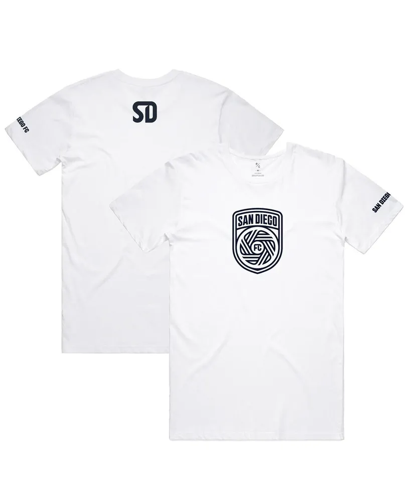 Men's and Women's Peace Collective White San Diego Fc Monochrome T-shirt