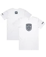 Men's and Women's Peace Collective White San Diego Fc Monochrome T-shirt