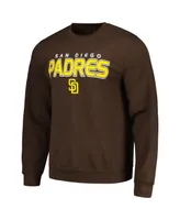 Men's Stitches Brown San Diego Padres Pullover Sweatshirt