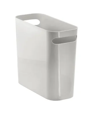 mDesign Plastic 1.5 Gal./5.7 Liter Trash Can, Built-In Handles