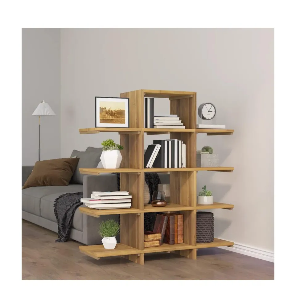 Book Cabinet 39.4"x11.8"x47.2" Solid Wood Teak