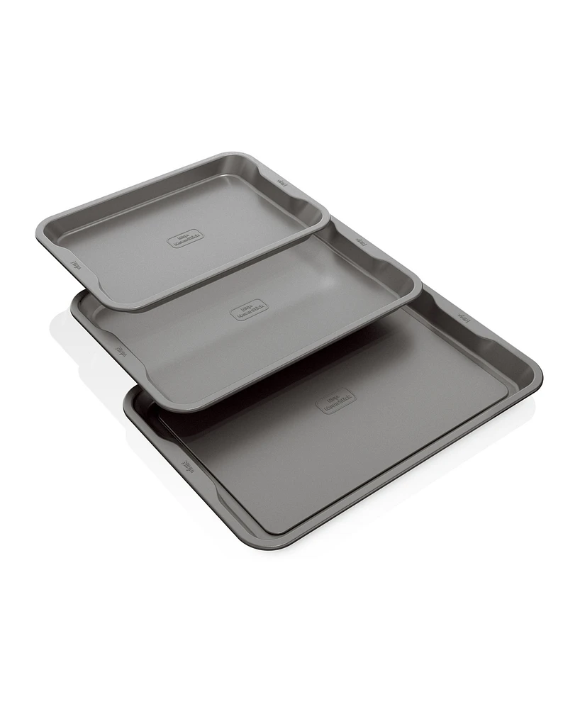 Ninja Foodi NeverStick Premium 3-Piece Baking Sheet Set