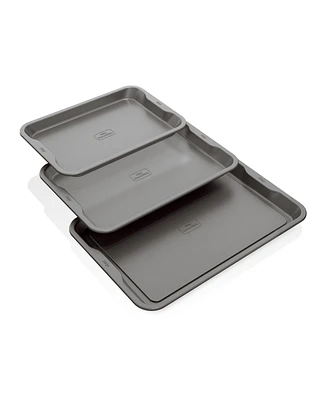 Ninja Foodi NeverStick Premium 3-Piece Baking Sheet Set