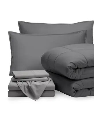 Bare Home Ultra-Soft Bed-in-a-Bag Comforter Set King 