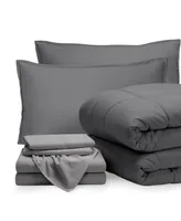 Bare Home Ultra-Soft Bed-in-a-Bag Comforter Set King 