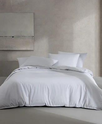Calvin Klein Naturals Solid Cotton Tencel 3 Piece Duvet Cover Set