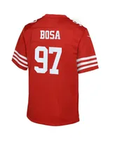 Big Boys Nike Nick Bosa Scarlet San Francisco 49ers Game Jersey