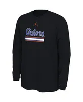 Men's Jordan Black Florida Gators Alternate Uniform Long Sleeve T-shirt