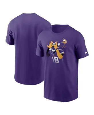 Men's Nike Justin Jefferson Purple Minnesota Vikings Player Graphic T-shirt