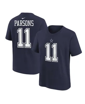 Preschool Boys and Girls Nike Micah Parsons Navy Dallas Cowboys Player Name Number T-shirt