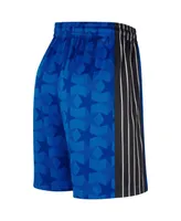 Men's Nike Royal Orlando Magic 2023/24 Classic Edition Hardwood Classics Performance Swingman Shorts