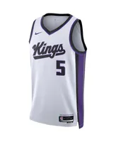 Men's and Women's Nike De'Aaron Fox White Sacramento Kings Swingman Jersey - Association Edition