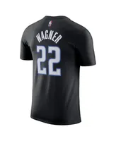 Men's Nike Franz Wagner Black Orlando Magic Icon 2022/23 Name and Number T-shirt