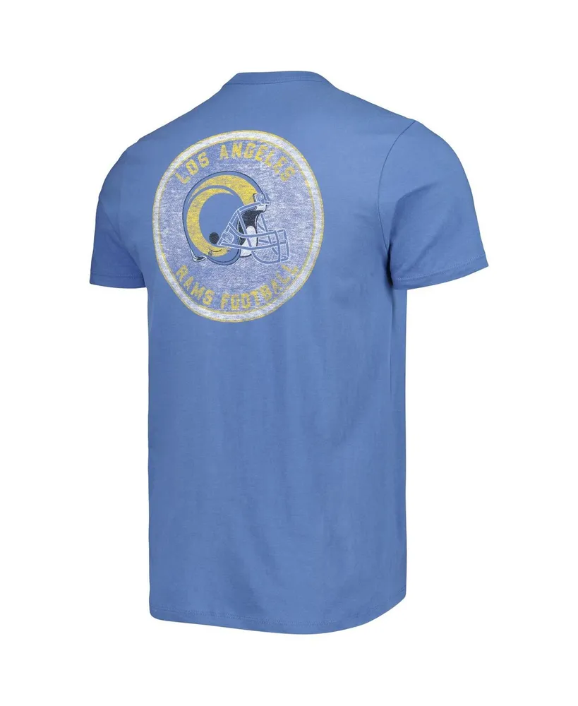 Men's '47 Brand Royal Distressed Los Angeles Rams Open Field Franklin T-shirt