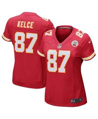 Women's Nike Travis Kelce Red Kansas City Chiefs Game Jersey