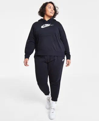 Nike Women's Sportswear Club Fleece Logo Pullover Hoodie