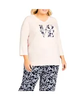 Plus Size Love Sleep Top