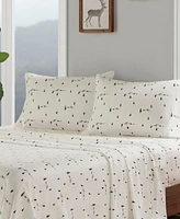 Woolrich Printed Flannel 3-Pc. Sheet Set, Twin