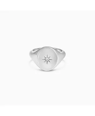 Sol Statement Adjustable Signet Ring