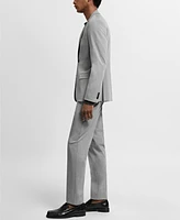 Mango Men's Stretch Fabric Super Slim-Fit Suit Pants