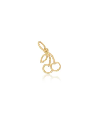 The Lovery Mini Gold Cherry Charm
