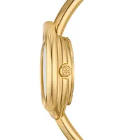 Tory Burch Women's The Miller Gold-Tone Stainless Steel Bangle Bracelet Watch 25mm