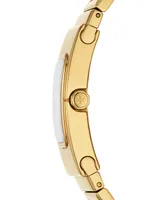 Tory Burch Women's The T Watch Gold-Tone Stainless Steel Bracelet Watch 18mm