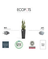 Eco pots Rotterdam Durable Indoor and Outdoor Planter, 22in