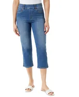 Gloria Vanderbilt Women's Shape Effect Pull-On Capri Jeans