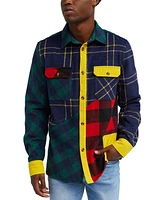 Reason Men's Panel Long Sleeves Overshirt