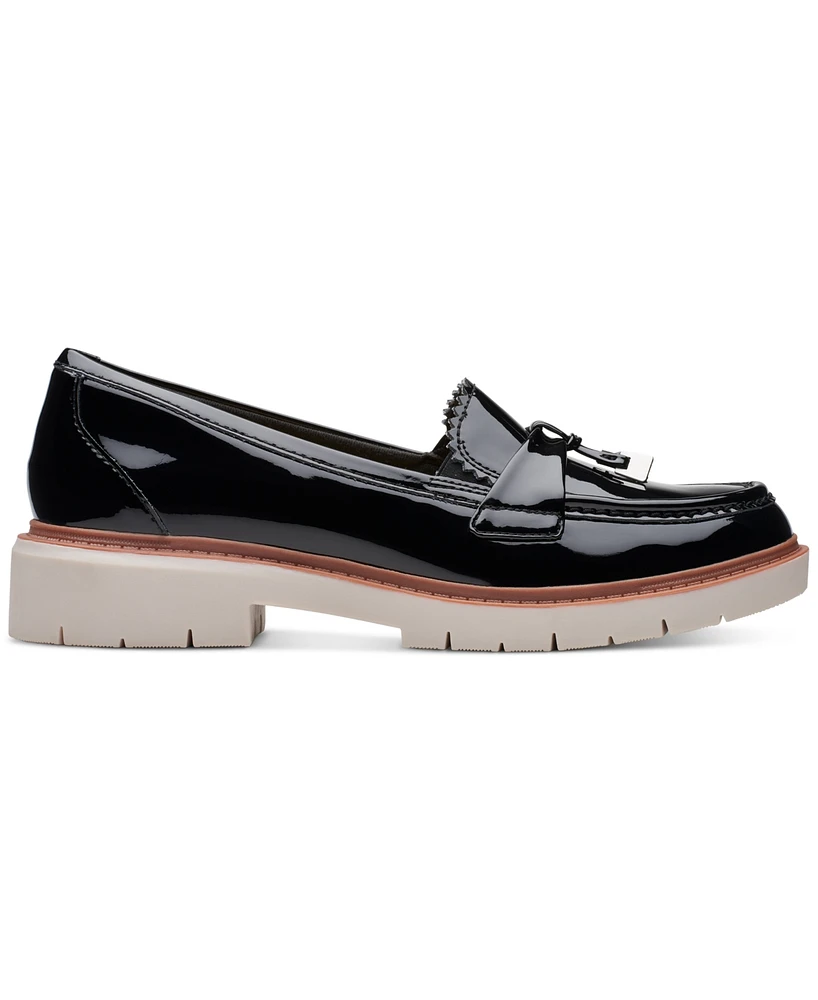 Clarks Women's Westlynn Bella Hardware-Trim Lug-Sole Loafers