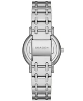 Skagen Women's Signatur Lille Two Hand Silver-Tone Stainless Steel Watch 30mm