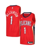 Men's Jordan Zion Williamson Red New Orleans Pelicans Swingman Player Jersey