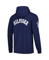 Men's Tommy Hilfiger Navy Dallas Cowboys Morgan Long Sleeve Hoodie T-shirt