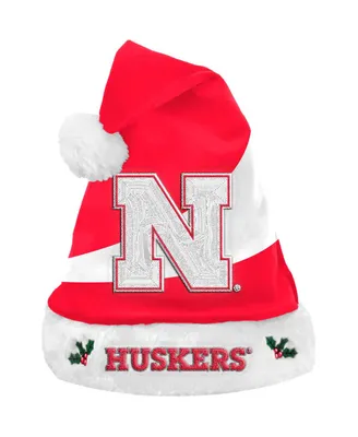 Foco Nebraska Huskers Colorblock Santa Hat
