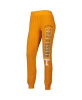 Women's Concepts Sport Tennessee Orange Distressed Volunteers Long Sleeve Hoodie T-shirt and Pants Sleep Set