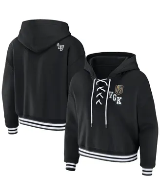 Wear By Erin Andrews Women's Wear by Erin Andrews Black Vegas Golden  Knights Sponge Fleece Full-Zip Hoodie